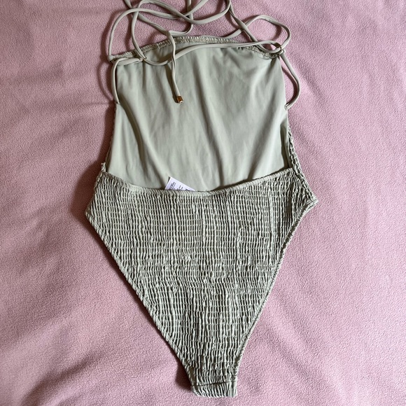 CHARLIE HOLIDAY One Piece Swimsuit XL pale green - Picture 5 of 7
